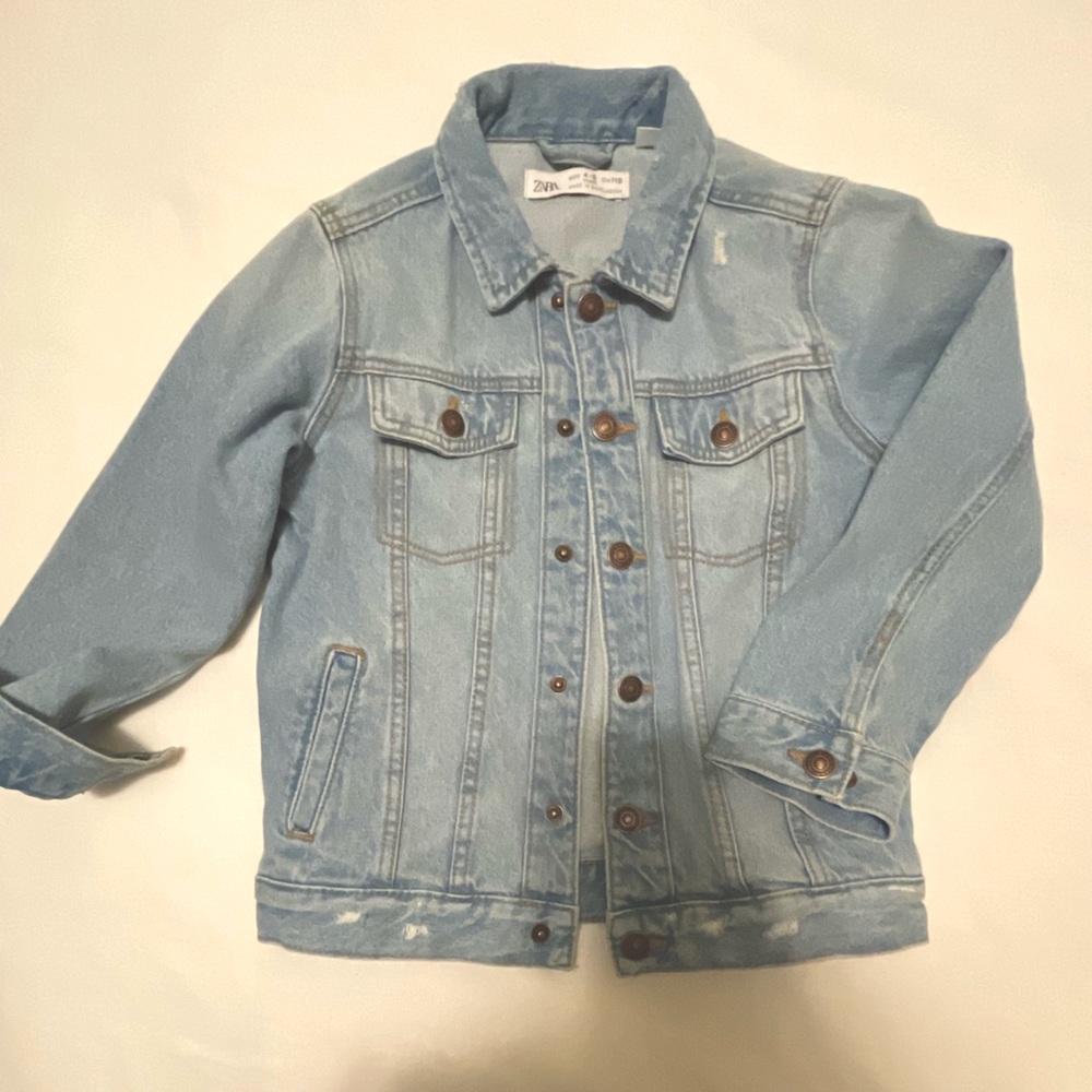 Zara Jean Jacket size 4/5 Like New!